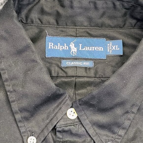 Ralph Lauren Other - 🖤 Ralph Lauren Classic Fit XL Button-Down – Timeless Black